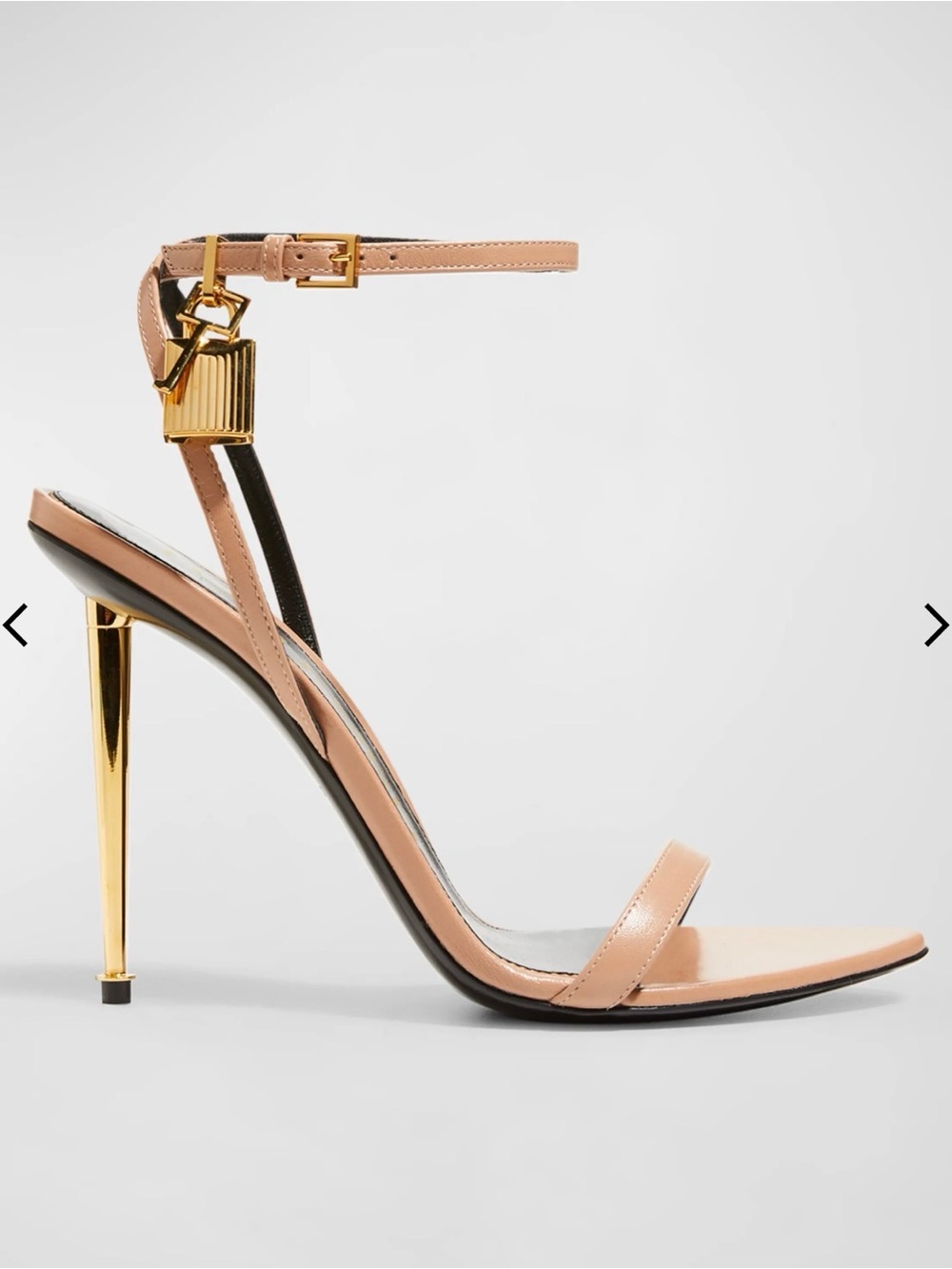 TOM FORD
Lock Stiletto Sandals size 37 color: Flesh - Picture 13 of 14